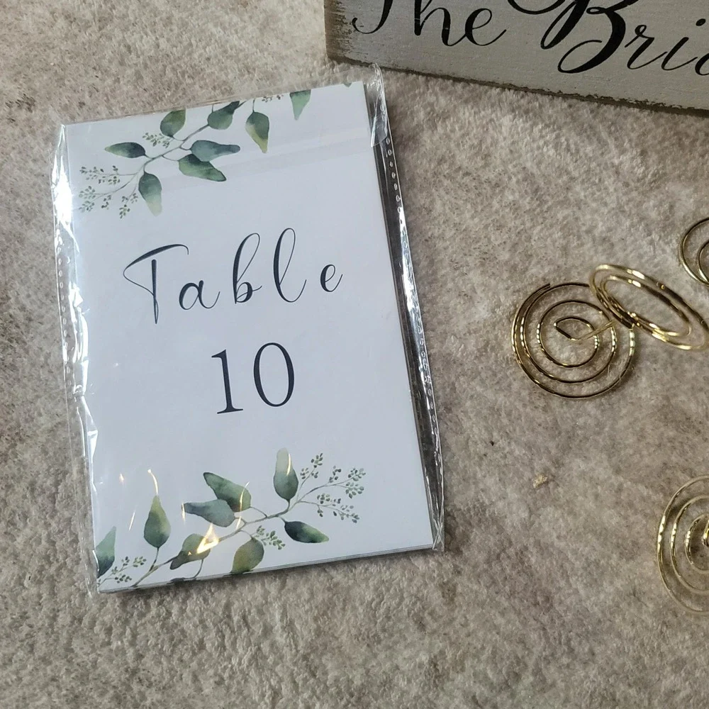 Rustic Shabby Chic Wedding Decor Bundle Flower Girl Basket Table Numbers
